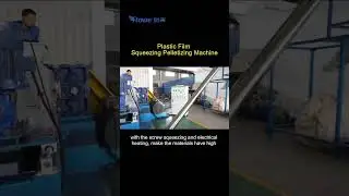 Plastic Film Woven Bag Squeezing Pelletizer Drying Machine