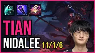 TIAN - NIDALEE vs VI Jungle - KR Challenger - Patch 11.5