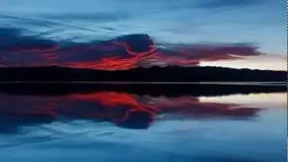 Intense Sunrise at Topaz Lake (HD timelapse)