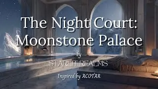 The Night Court: Moonstone Palace | Fantasy Reading Ambience | ACOTAR-Inspired | 4K | 2 Hours
