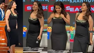 Kajol Looks so uncomfortable in her tight bodycon Dress at the Launch Of The Trial Pyaar