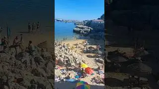 CASCAIS BEACH PORTUGAL #walkingtour #cascais #beach