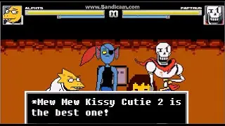 M.U.G.E.N. Undertale: Alphys' Mettaton Intro + Rage HyperMove