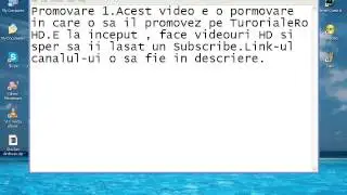 [RO] Promovare #1| TutorialeRo HD