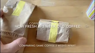 How fresh is fresh coffee? Testing the same batch of Brazilian Coffee 3 weeks apart