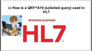 11How is a QRY^A19 solicited query used in HL7