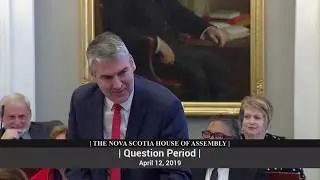 April 12, 2019--QP--Gary Burrill to Stephen MacNeil on Spending Smart