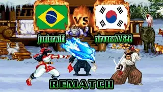Samurai Shodown - juniorwifi (BRA) VS (KOR) nirvana77622 [samsho] [Fightcade/FT10/Rematch] サムライスピリッツ