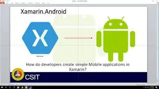 Introduction to Xamarin (Mobile Application Development)