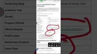 NID Result 2025 LIVE: B.Des DAT Prelims Result Link, #ndaresult #ndaexam #resultout