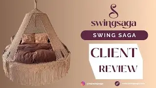 Client Unboxing couple bed swing | Swing saga