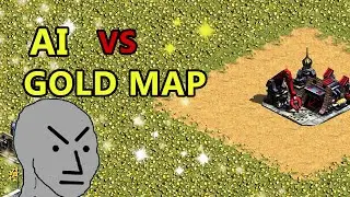 How AI deals with Gold Map? - [Red Alert 2]