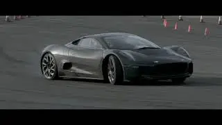 Jaguar C-X75 - Bond's Car Testing Film