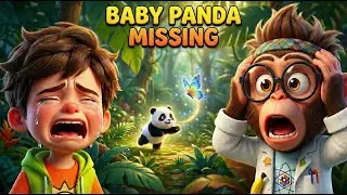 Baby Panda Gets Lost Chasing a Magical Butterfly 🦋🐼| Jungle Rescue Adventure | Episode-1