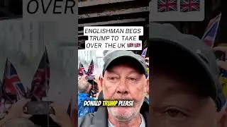 Brit Wants Trump to Make UK a U.S. State 😂 #donaldtrump #trumpspeech #abcnews