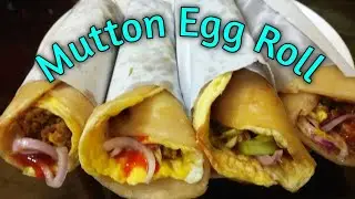 Mutton Egg Roll/Kolkata Street food style Mutton Egg Roll Recipe/ Homemade Fast Food/ Bengali Recipe