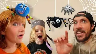 SPOOKY HALLOWEEN CRAFTS with Adley
