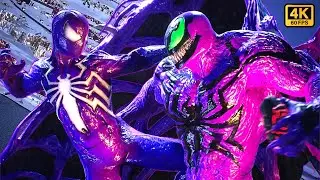 Purple Symbiote Surge Suit vs Big Brother Venom - Spider-Man 2