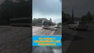 Evo 1 s ev.č.: 211 a 215 proj&iacute;žd&iacute; ru&scaron;nou křižovatkou na Okresn&iacute;m soudě v Olomouci