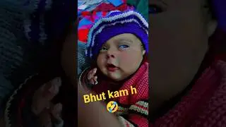 cute baby 😍Bhut kam h 🤣 ##funny her  expressions 🤣🤣