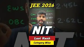 Minimum Marks For NITs✅ JEE MAINS 2026 | Marks Vs Percentile JEE Mains 2026 | JEE Mains Cut Off 2026