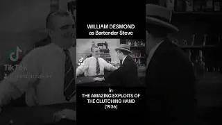 William Desmond in THE CLUTCHING HAND (1936)! #classicfilm #classicmovies #filmhistory #foryou
