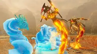 Oceanids VS K'daai Fireborn - Tides of Torment DLC | Total War Warhammer 3