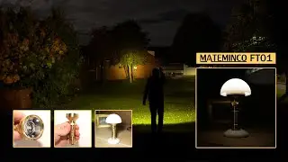 MATEMINCO FT01 - Flashlight or Lamp! - 1250 lumens - 209m - SFQ43 3000K CRI90 LED - Cosy night light