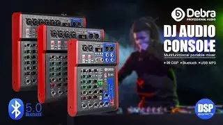 D Debra Audio SI-UX Series Pro Portable Recording Mixer Audio with 99 DSP Digital Effects