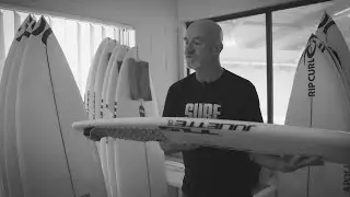 DHD Out-takes: Darren going over shaping boards for the sports elite.