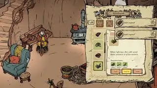 Exploring the Birch Wood, Winter Burrow pt 6, Crafting Survival Let's Play