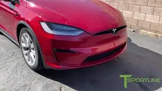 tesla model X plaid spotted on the street new 2021 4k