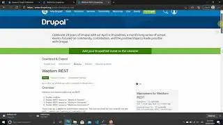 WebForm Rest API Drupal 9