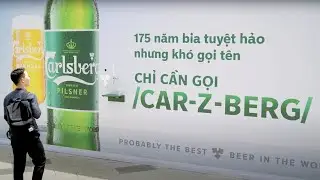 Thử 1001 cách gọi Carlsberg để thưởng thức bia tuyệt hảo. Cách nào mới đúng?