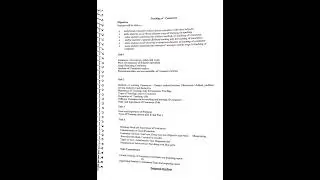 B.ED all semester syllabus in details | DOE bbau lucknow
