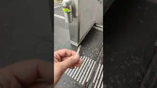 Smoking Mini Joint in 10 minutes at the Trainstation