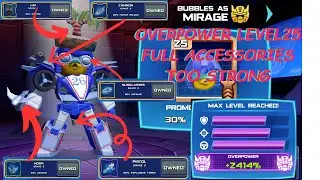Angry Birds Transformers - Preview Of New Character BUBBLES AS MIRADE MAX LEVEL 25 #angrybirds