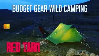 BUDGET GEAR wild camping at Red Tarn / Hiking in the Lake District / wildcampingUK / whisky review