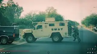 Wanted Man Gets Arrested By No Nonsense Arizona Sheriff's SWAT Team And Police Officers