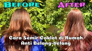 Tutorial & Tips Cara Semir Rambut Sendiri di Rumah Anti Belang-belang | Tanpa Bleaching !