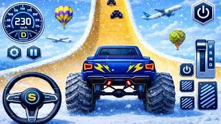 Monster Truck Ultimate Chaos 💣 Mega Ramp Stunts 3D - Android Gameplay 
