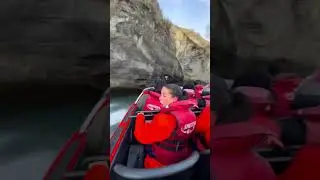 Never trusting him again 😡 📍 Shotover River Jet, Queenstown, New Zealand