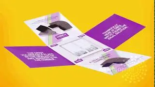Newton Print Maltese Cross Unique Brochure and Direct Mail Idea