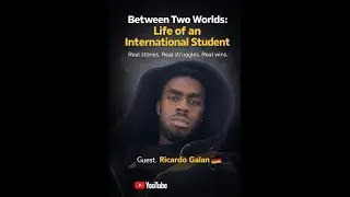 Between two worlds: The life of an international student, episode 8 with Ricardo Galan from Germany