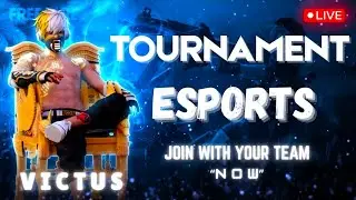 [🔴LIVE] FREE FIRE 🔥 Custom Tournament + GIVEAWAY 🎁 | J-VICTUS.!! #FreeFireLive