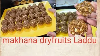 Winter special Makhan dryfruits laddu# bacchon k liye heldy recipe#food  
