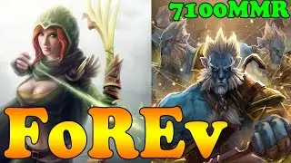 Dota 2 - FoREv 7100 MMR Plays Windranger And Phantom Lancer - Ranked Match Gameplay!