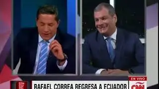 Dura discusi&oacute;n Fernando del Rinc&oacute;n vs Rafael Correa en Conclusiones