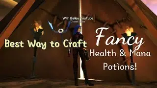 AQ3D Best Way to Craft Fancy Health & Mana Potions! | Easy and Fast! Free, No DC! | How to!