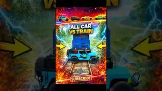 Train 🆚 All Cars challenge 😱| Indian Bike Driving 3D #gaming #shorts #challenge #yt #viral #gta
